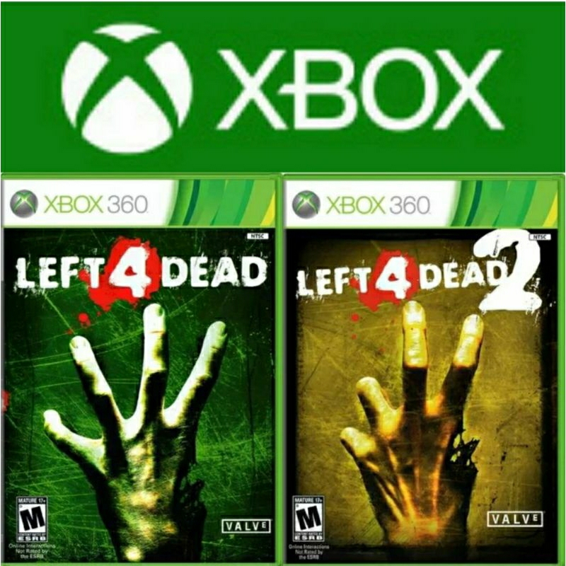 Left 4 Dead em português Jogos de Xbox 360 desbloqueado com capinha e encarte