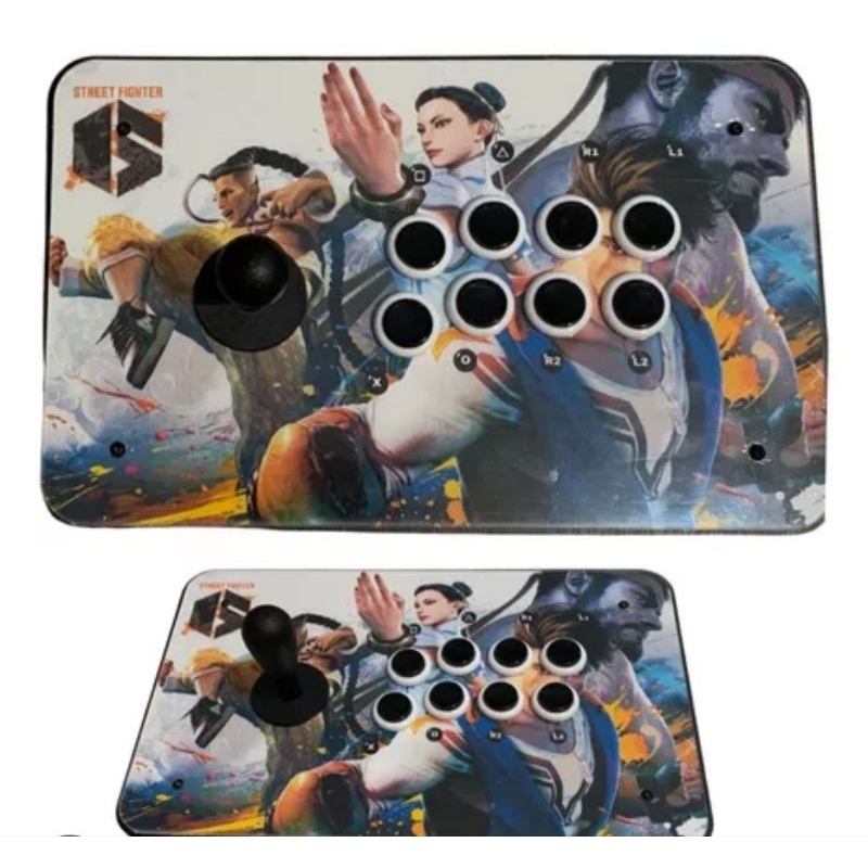 Controle Fliperama optico zero delay Pc usb legacy ps3 ps4, adesivo 100% personalizado