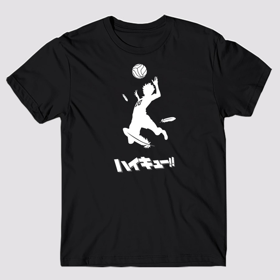 Camiseta Básica Anime Haikyuu Esporte Volei
