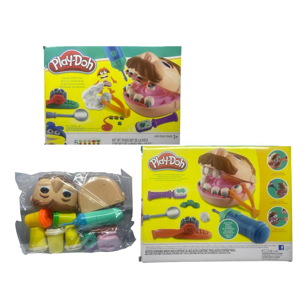 Massinha kit play Completo brincando de dentista