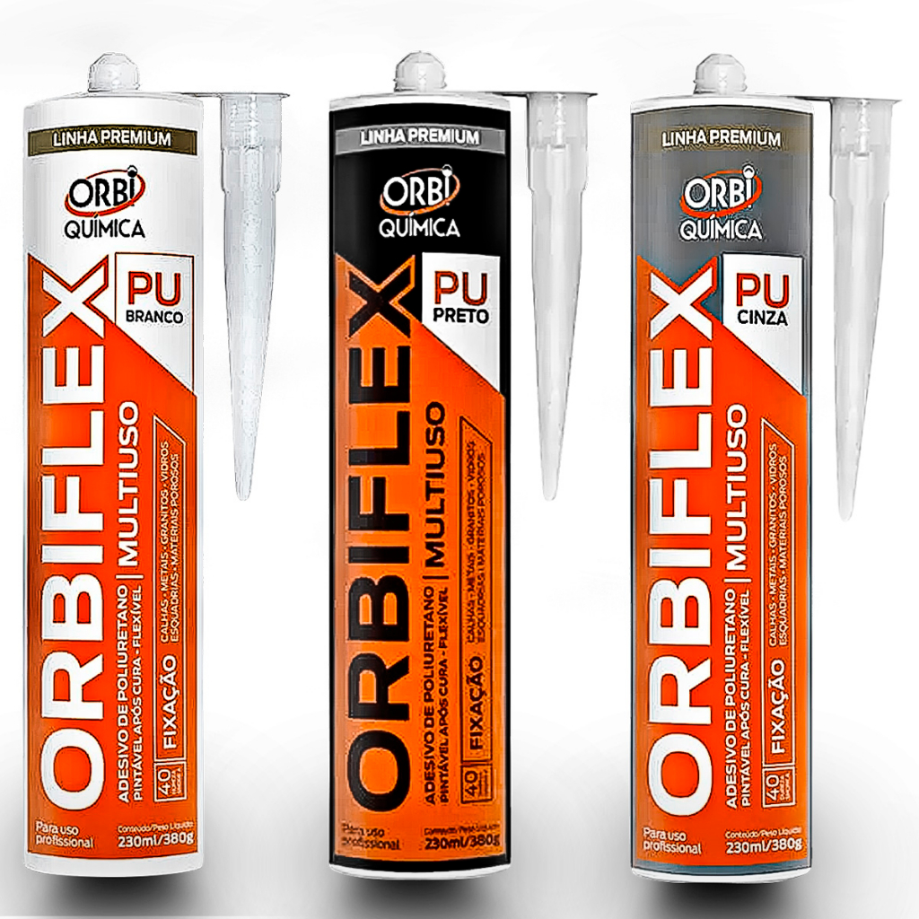 Adesivo Vedação Cola PU 40 - PU para Construção - Veda Calha - Sela Trinca - Selante de Poliuretano 380g