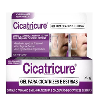 Cicatricure Gel para Cicatrizes e Estrias com 30g