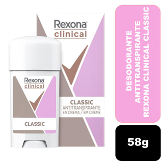 Desodorante Antitranspirante Rexona Clinical Classic 58g em Oferta na Shopee
