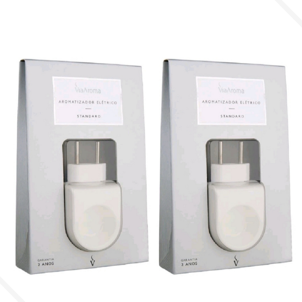 Imagem Kit 2 Aromatizadores Difusores Elétricos Standard Via Aroma