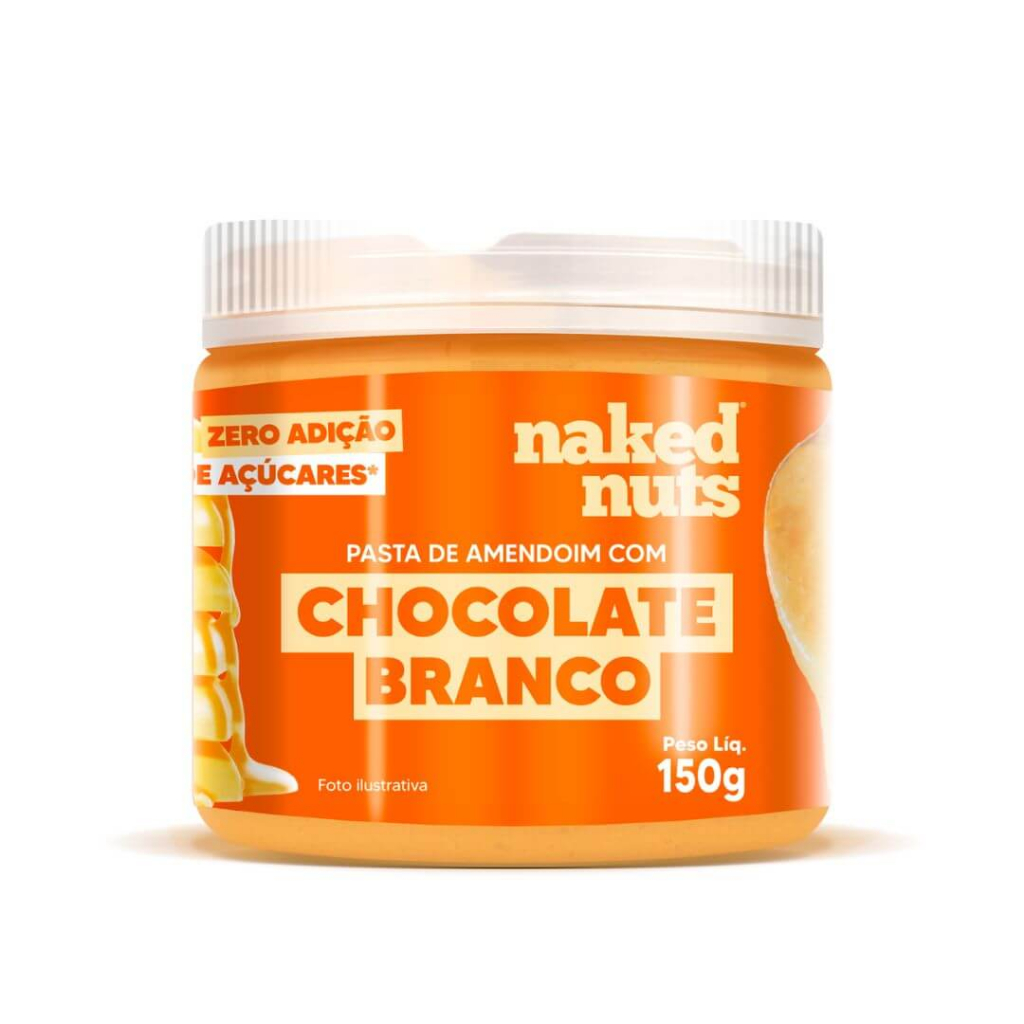 Pasta de Amendoim com Chocolate Branco (150g) - Food & Beverages