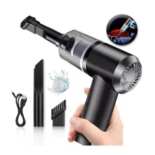 Mini Aspirador De Pó Automotivo Profissional 6000PA 120W Alta Limpeza Sem Fio Recarregável para carro e casa Completo Linha Premium Carro E Casa