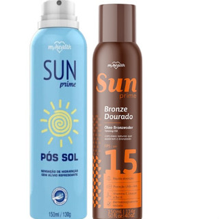 kIT Oleo Bronzeador 150Ml Pós Sol 150Ml Spray myHealt