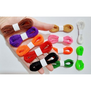 5 Metros de Fio Encerado 1mm Para Macrame Pulseira e Artesanato em Oferta na Shopee