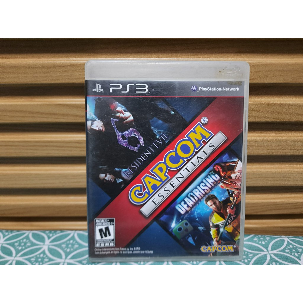 Jogo Capcom Essentials Resident Evil 6 E Dead Rising 2 Ps3 midia fisica usado