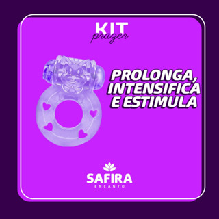Anel Pêniano Com Vibrador E Estimulador de Clitóris Produto Erótico SexShop