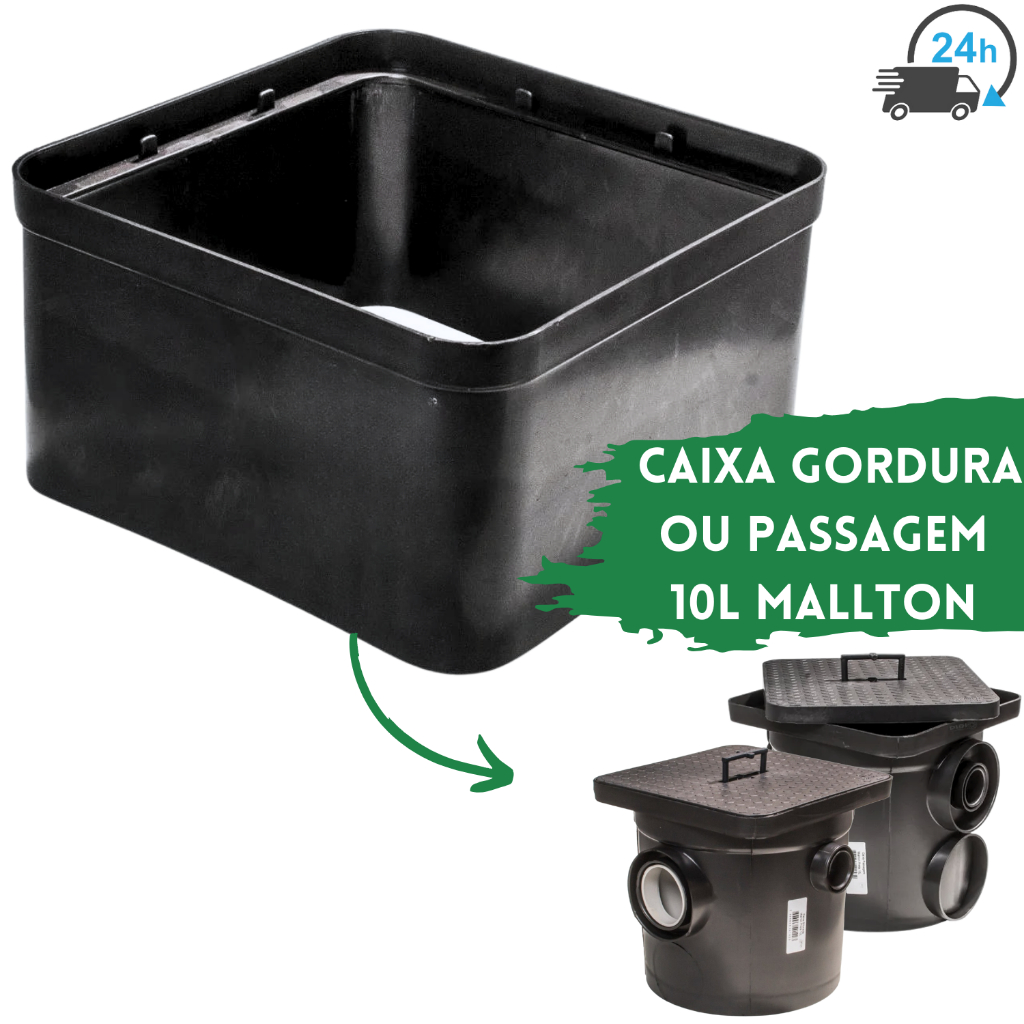 Prolongador Para Caixa Passagem Ou Gordura Pequena 10L Mallton Original