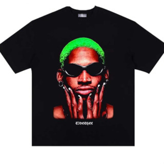 Camiseta Retrato Rodman vintage Hip Hop Streetwear Vareadas Estampas