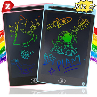 Lousa Mágica LCD Infantil Tablet de Escrever e Desenhar 8.5/10/12'' Brinquedo Menina/Meni…