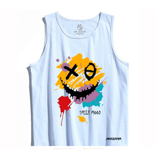 Regata Camiseta Needstar Masculina Verão Smile Good
