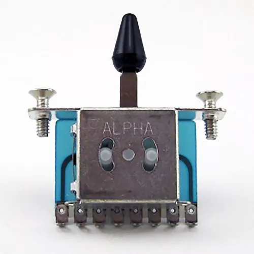 Chave Seletora 3 Posições Alpha Guitarra Telecaster Stratocaster Knob Preto