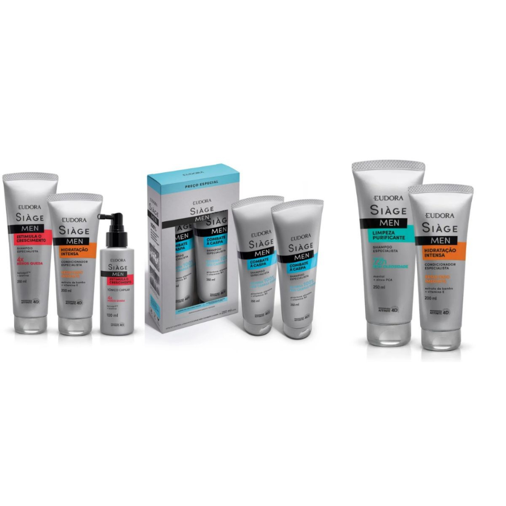 LINHA SIAGE MEN EUDORA - Á ESCOLHER em Oferta na Shopee