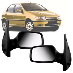 Par Retrovisor Palio e Siena 4 Portas 1996 1997 1998 1999 2000 Sem Controle