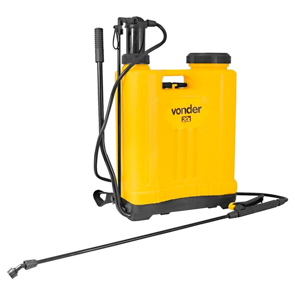 Pulverizador Manual Bomba De Passar Veneno Costal 20 Litros 4 Bicos Leque Cone Ducha Cone Duplo - Envio Imediato