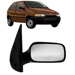 Retrovisor Direito Palio e Strada 2 Portas 1996 1997 1998 1999 2000 Sem Controle
