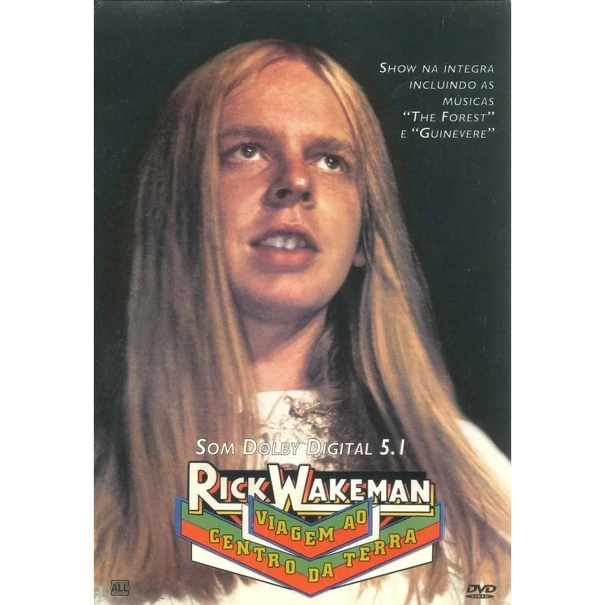 Dvd Rick Wakeman - Viagem Ao Centro Da Terra - Show Ao Vivo