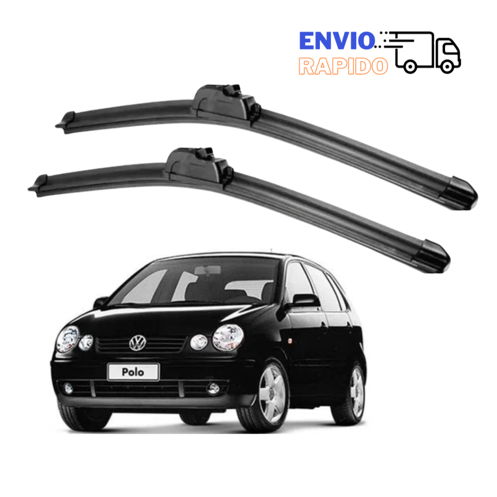 Par Palheta Limpador Parabrisa Dianteiro Polo Hatch / Sedan 2002 á 2010 em Oferta na Shopee