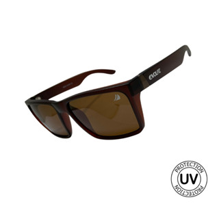 Óculos de Sol Quadrado Marrom Masculino Proteção UV400 + Case Estilo Óculos de Sol Masculino Lente Marrom Óculos Esportivo Moda Praia