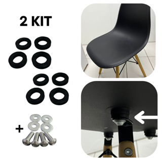 2 kit Arruela Bucha Para Cadeira Charles Eames Eiffel + parafusos em Oferta na Shopee