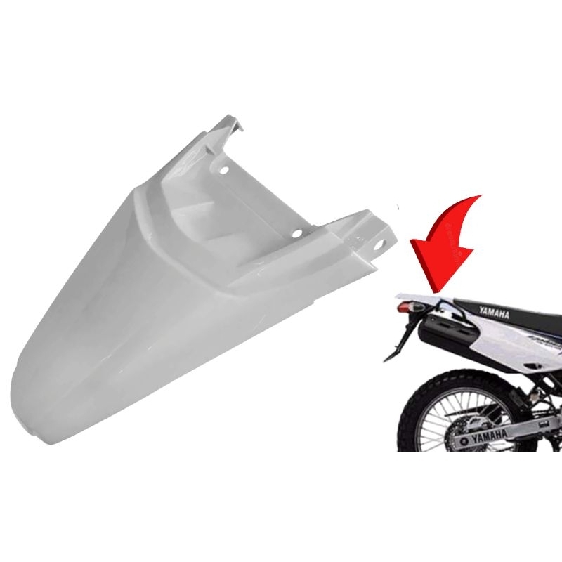 carenagem traseira rabeta yamaha lander 250 branca ano 2007 a 2017 nova