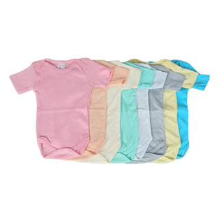 Kit com 6 Peças Body manga curta e Calça Vira Pé Algodão Suedine em Oferta na Shopee