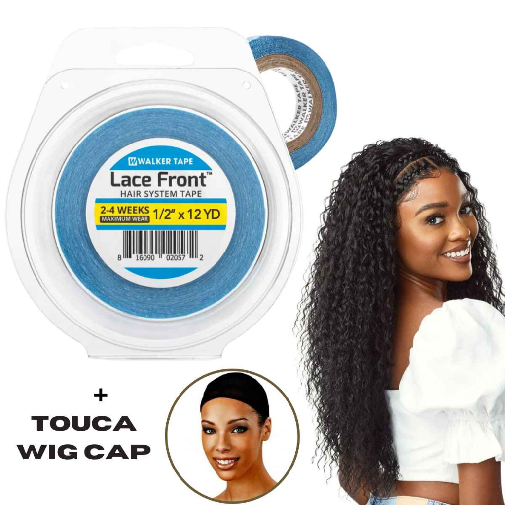 Cola Fita Adesiva Lace Front Walker Tape  Adesiva Mega Hair 12 Metros  Peruca e Extensão