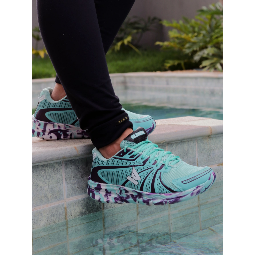 Tênis feminino oldsen colorado casual e esportivo caminhada corrida dia a dia