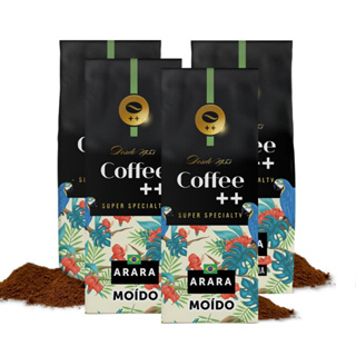 Kit 4 Pacotes Café Especial Torrado e Moído Coffee Mais Arara - 4 x 250 gramas em Oferta na Shopee