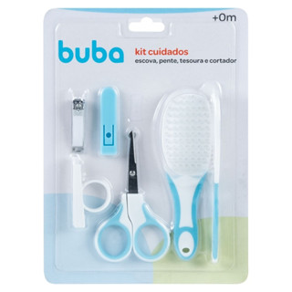 Kit Cuidados e Higiene do Bebê- - Pente Escova e Cortador De Unha Buba