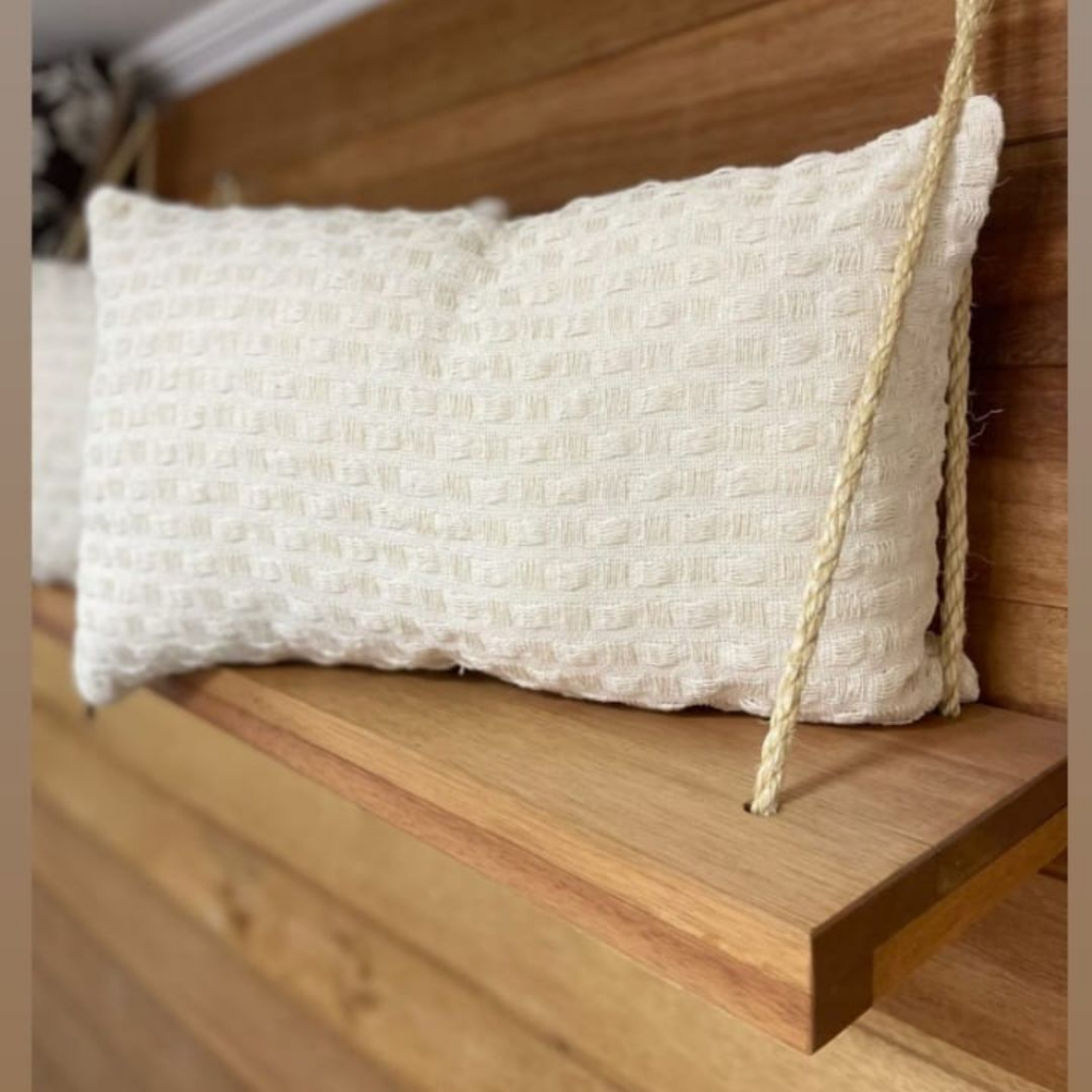 Almofada Retangular Baguete com Enchimento Decoraçao Minimalista Classico para Casa Sala Quarto Criança Menino Menina Cama Escritorio Consultorio Ideia Presente Mae Esposa