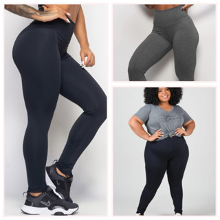 Calca Legging Feminina Fitness Academia Basica Levanta bumbum Cintura Alta Roupas