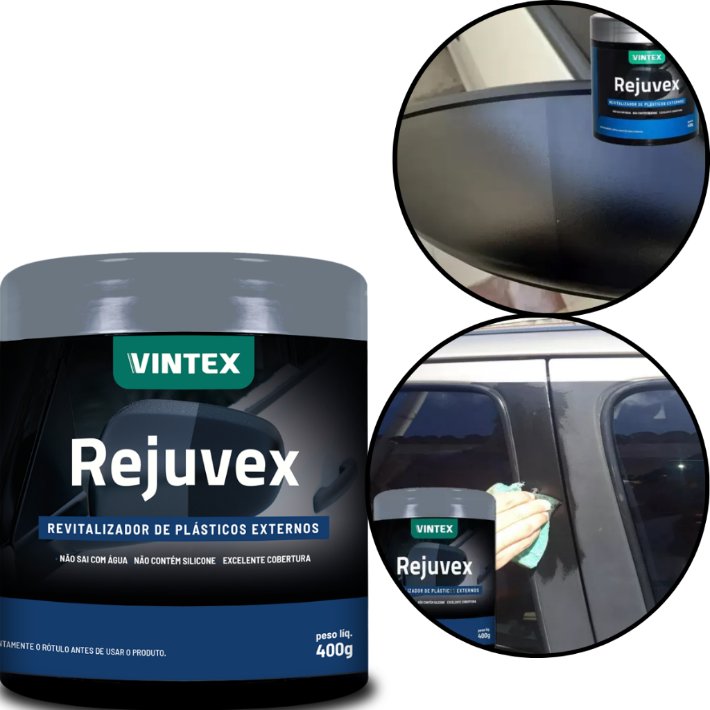 Revitalizador de Plásticos Externos Rejuvex 400g Vonixx - Spare Parts and Accessories for Vehicles