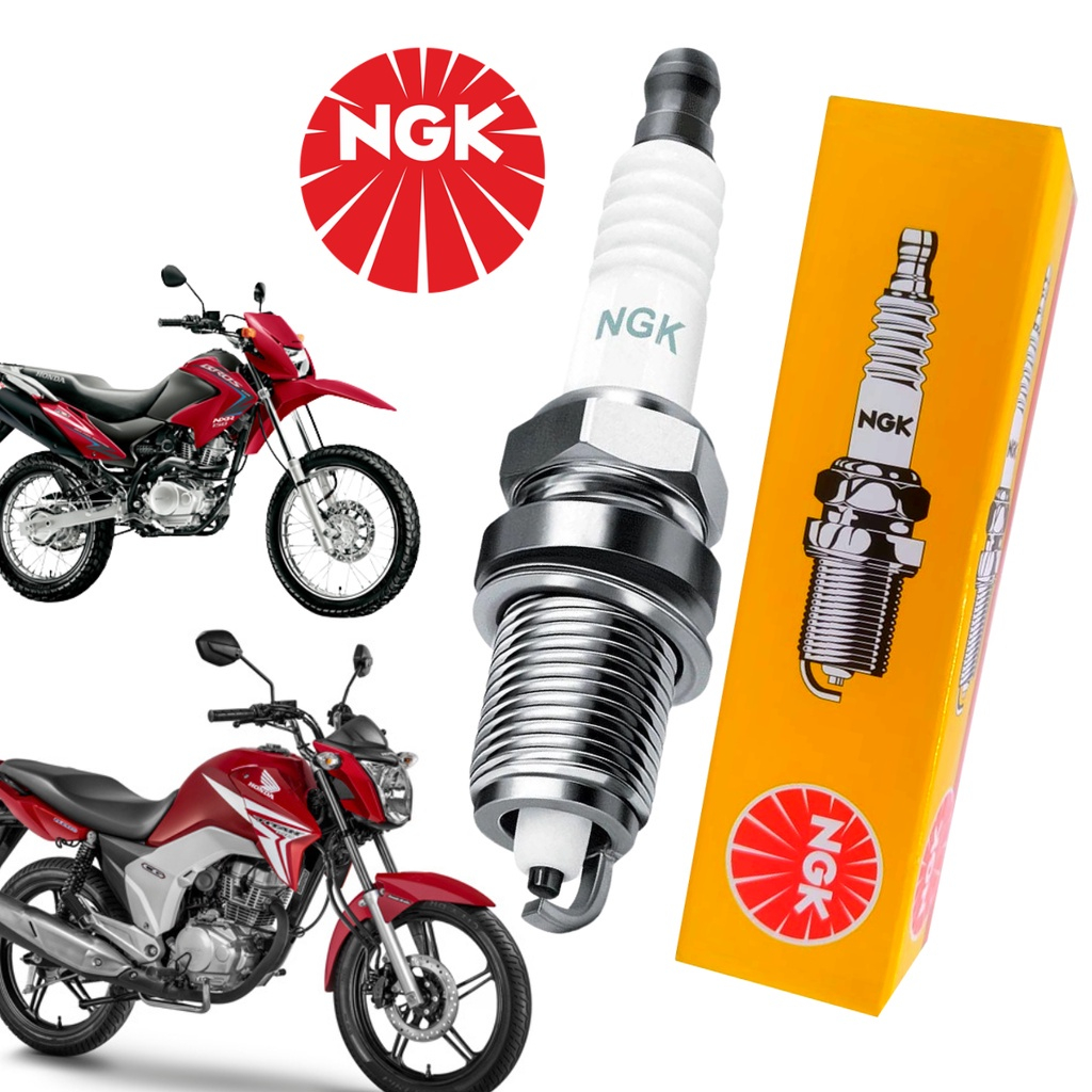 Vela Ignição Dpr8ea-9 CG 125 Cargo Fan NXR 125 Bros Tenere CB300 em Oferta na Shopee