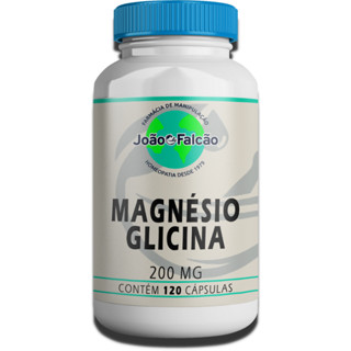 Magnésio Glicina 200Mg - 120 Cápsulas