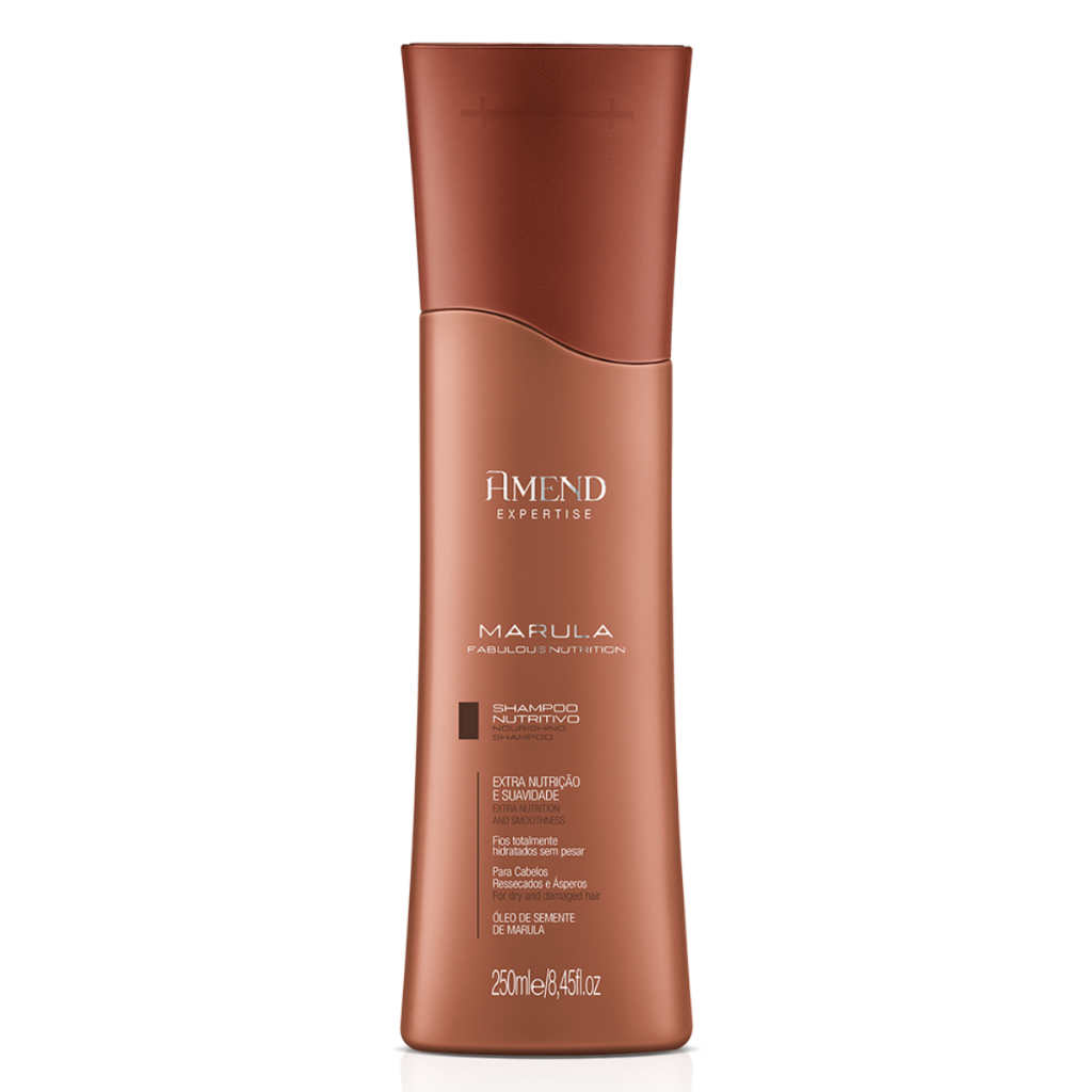 Shampoo Amend Cobre Effect 250ml Mantendo a Cor Vibrante Com Brilho hidratação e Reparação intensa