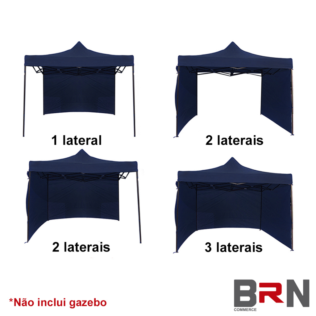 Parede Fechamento Lateral Para Tenda 3x3 (Tenda Não Inclusa)