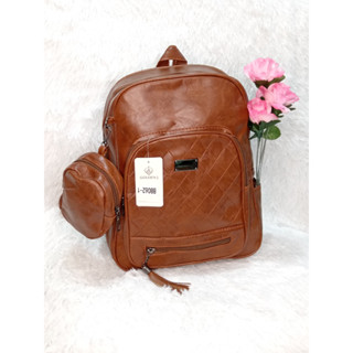Mochila Media Feminina Bolsa De Costa Com Mini Porta Moedas Bolsinha Courino Sintético Fashion Elegante Casual Faculdade Trabalho Cursinho Curso Escola Escolar Tamanho Médio