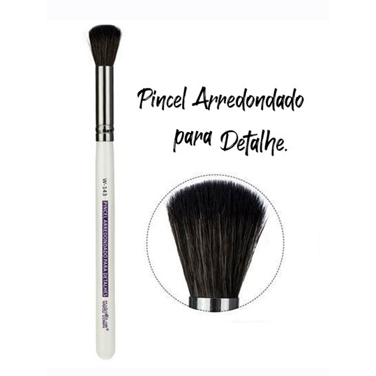 Pincel W143 profissional arredondado para detalhes Macrilan – Linha W