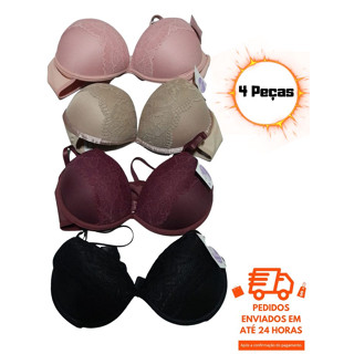 Kit C/4 Sutia Soutien Com Bojo