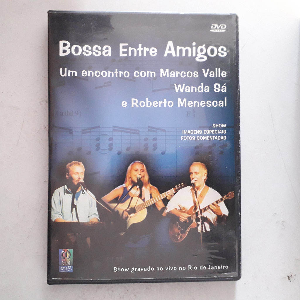 DVD Bossa Entre Amigos - Marcos Valle, Wanda Sá E Roberto Menescal