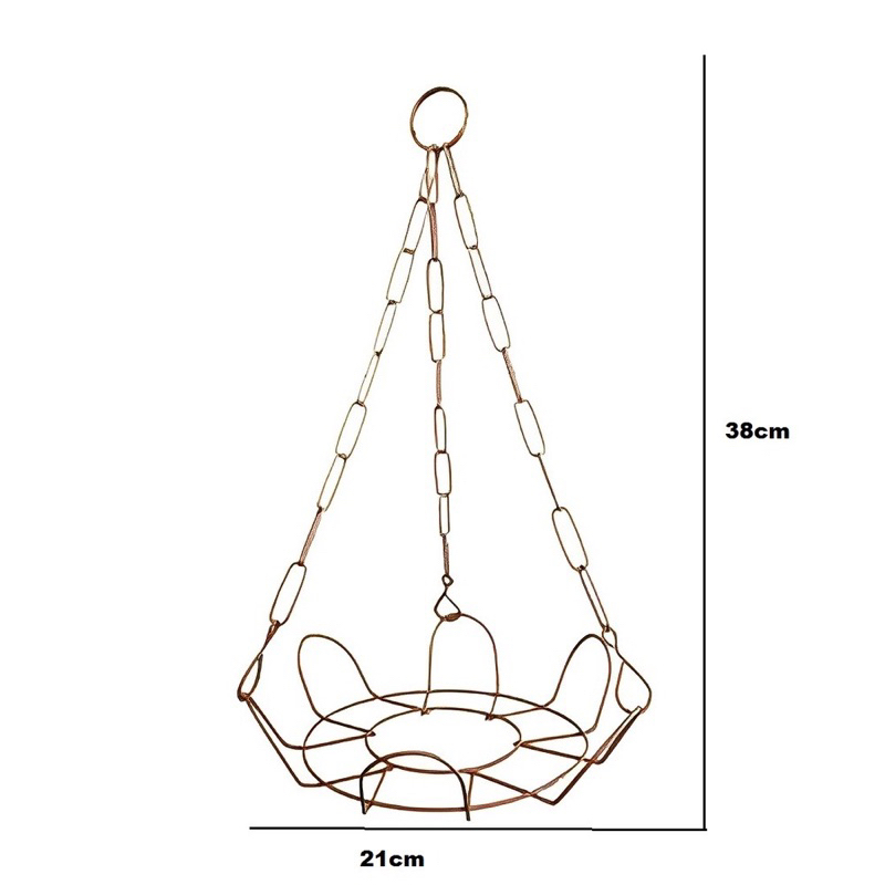 Pendure Plantas Floreira ferro modelo Margarida com 40 cm para pendurar. em Oferta na Shopee