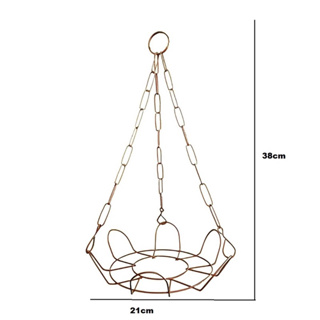 Pendure Plantas Floreira ferro modelo Margarida com 40 cm para pendurar. em Oferta na Shopee