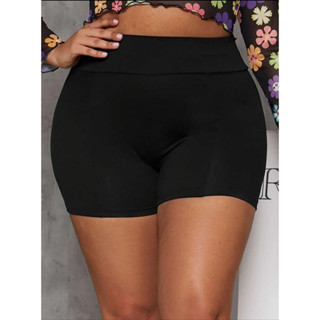 Shorts Feminino Curto Plus Size Cintura Alto Dia a Dia Academia
