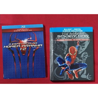 Blu-ray Bluray Digibook Espetacular Homem Aranha (3 Discos) + Filmes 1 e 2 (3D, com Luva)