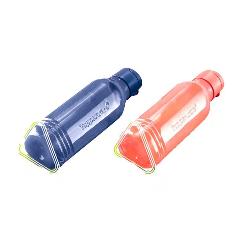 Garrafa Tupperware Eco Tupper Triangular Plus 750ml Coral