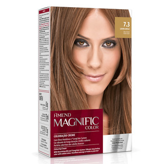 Amend Kit Coloração Magnific Color 7.3 Louro Avelã em Oferta na Shopee